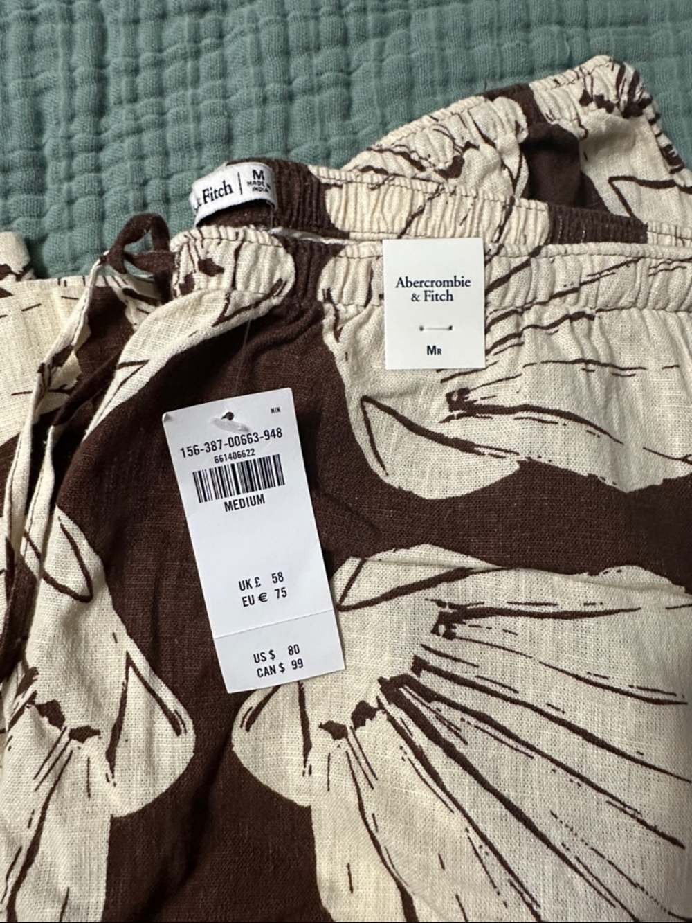 NWT Abercrombie Women’s Linen Pants - Picture 5 of 5